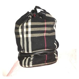 Vintage Burberry bucket backpack